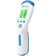 Berrcom Non Contact Infrared Thermometer Digital Forehead Thermometer with Fever Alert and LCD Di...
