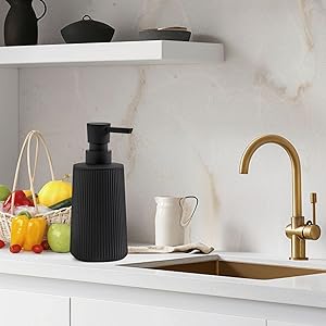 Black Kitchen Soap Dispenser