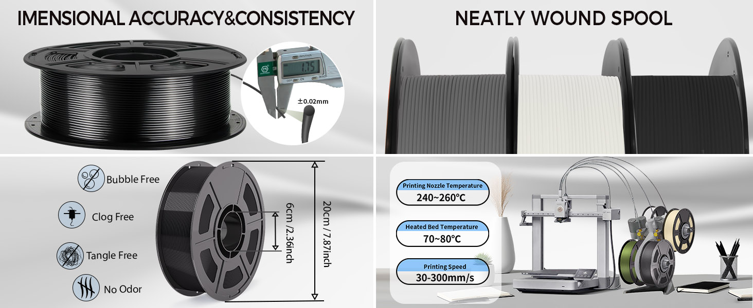 petg filament bundle