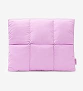 puffy laptop sleeve pink