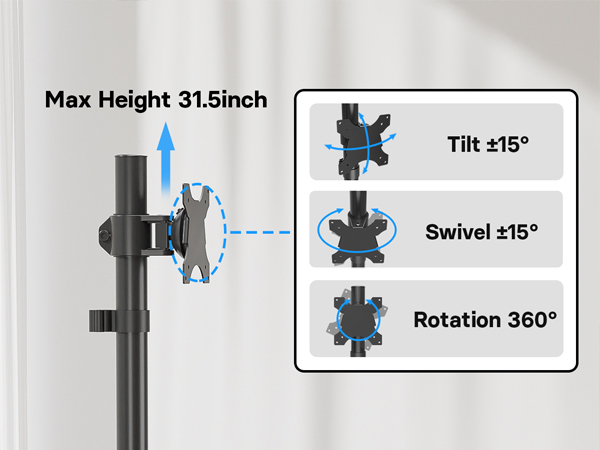 Triple Monitor Desk Mount