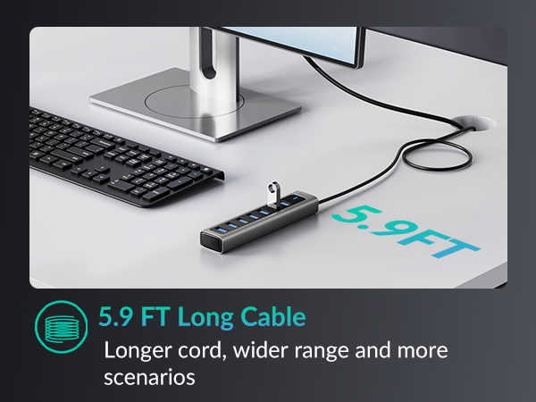 gigimundo gm7u 1.8 meter usb 3.0 hub for pc 003