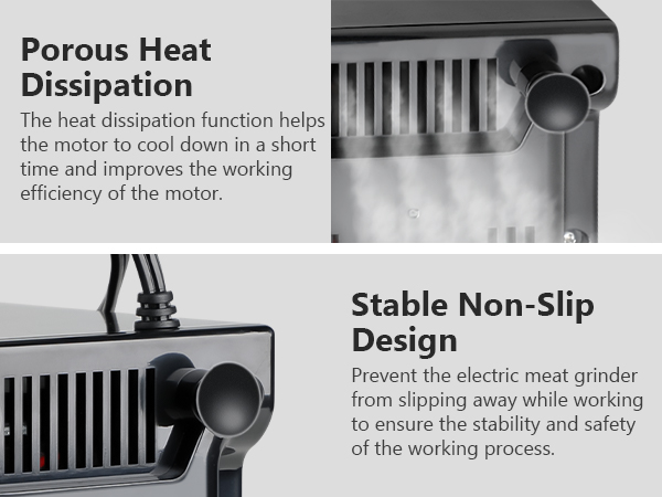 Stainless Steel Heavy Duty Meat Mincer Machine for Home Kitchen Use