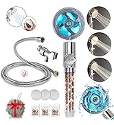 Hydro Jet High Pressure Shower Head Handheld Filtered Shower Head with Filter Beads Turbocharged ...