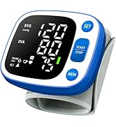 Oklar Blood Pressure Monitors for Home Use Rechargeable Wrist Digital BP Machine Cuff with LED Ba...