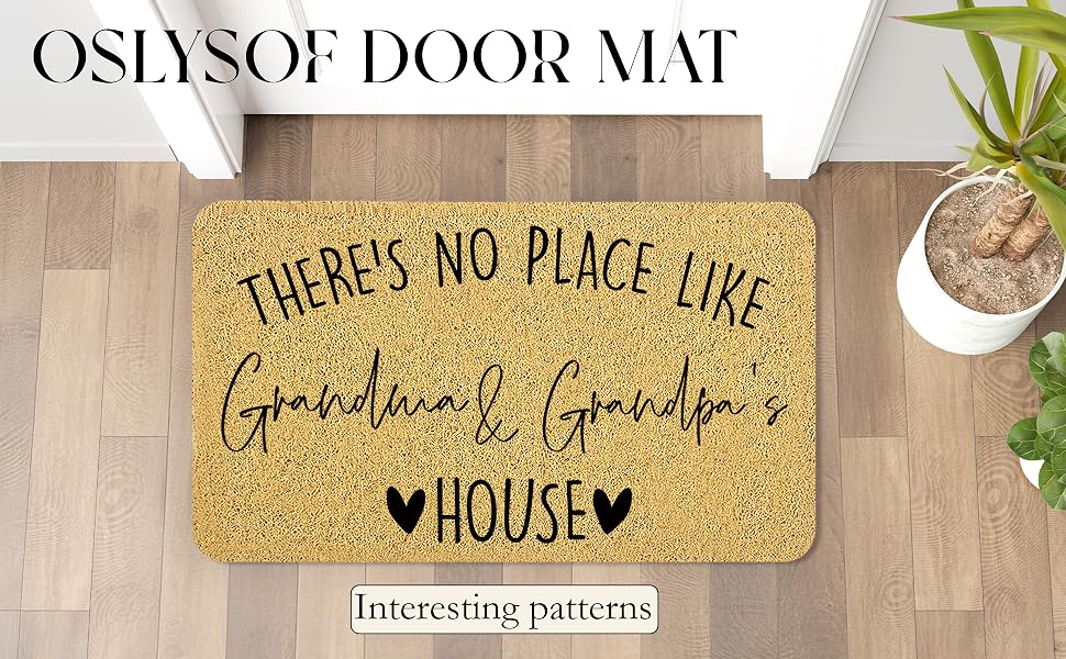 welcome door mat