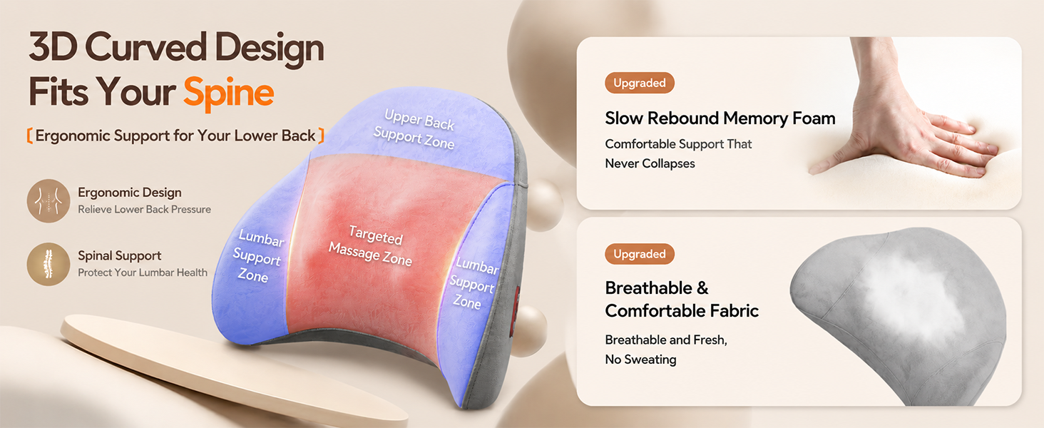 back pillow with heating A+07
