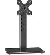 ErgoFocus Single Monitor Stand Fits Max 32 inch Computer Screen, Free-Standing Monitor Desk Stand...