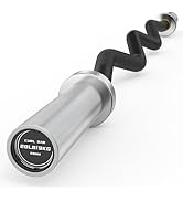 PAPABABE Olympic Barbell, 4ft/4.9ft/6ft/6.2ft Short Barbell for Strength Training and Technique A...