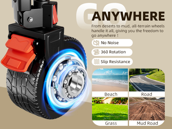 grocery cart on wheels