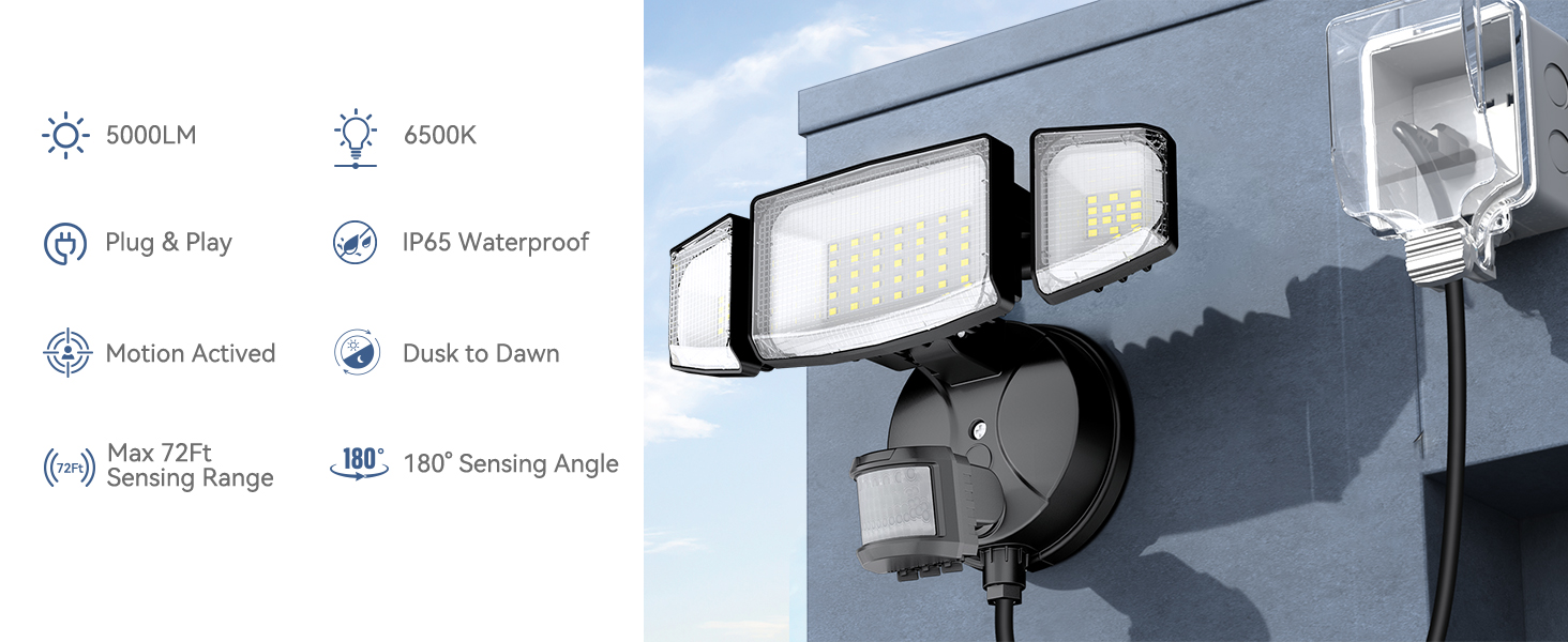 Motion Flood Light