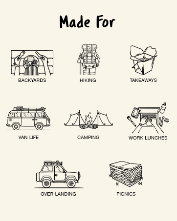 essentials tableware magnet kitchen people childrens esentials dinnerware campervan dining fancy