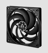 ARCTIC P12 Slim PWM PST - PC Fan, 120mm Case Fan with PWM Sharing Technology (PST), Pressure-opti...