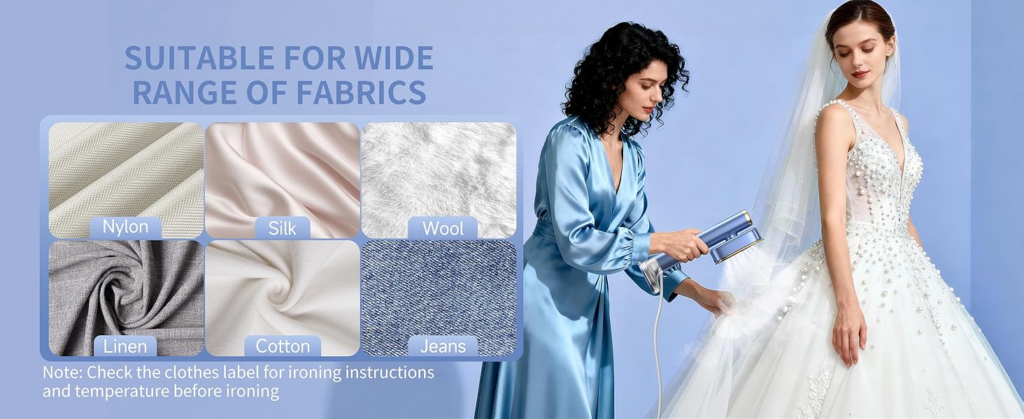 MIYOKO 2-in-1 Garment Steamer for Clothes