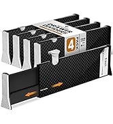 RAPTUROUS Deep Drawer Divider - 5 Inches High, Expands from 13-22 Inch, Adjustable Tall Dividers ...