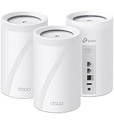 TP-Link Deco BE67 Tri-Band WiFi 7 BE14000 Whole Home Mesh System | 8-Stream 14Gbps | 1×10G+1×2.5G...