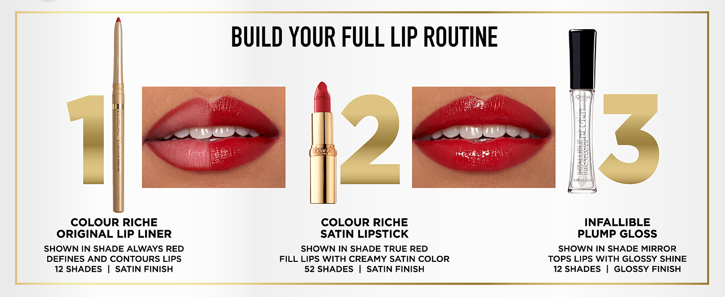 build your full lip routine