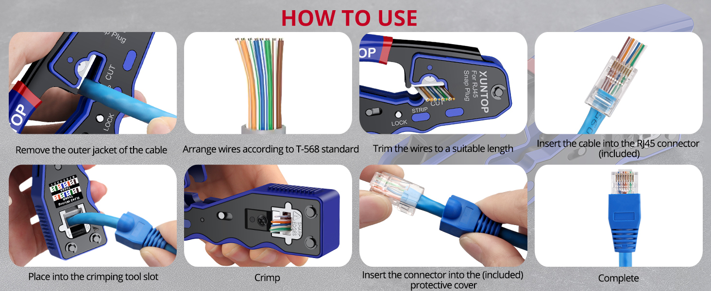 Ethernet Crimping Tool Kit