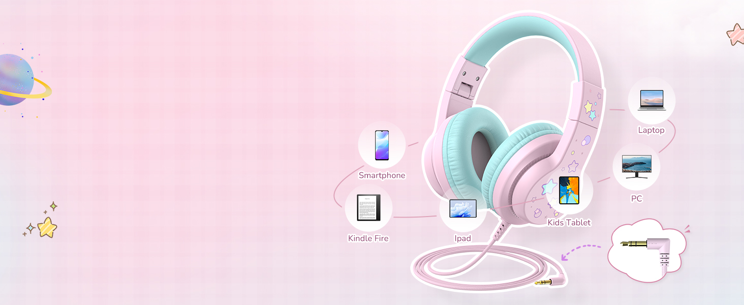 kid headphones with cord