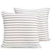 Black &amp; White Brands Brazilian Beach/Pool Towel Pillow Case 17.7"x17.7" - Ultimate Absorbent Luxu...