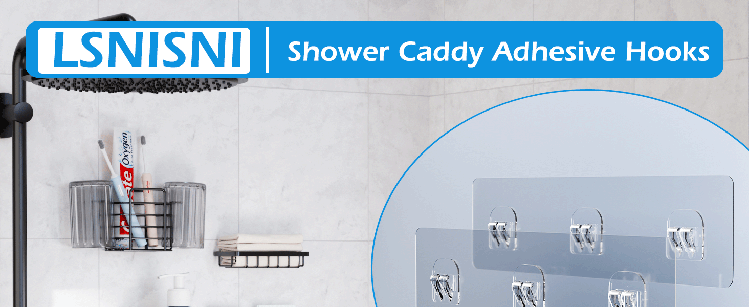 shower caddy adhesive