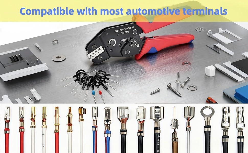 SN-58B Ratchet Crimper Tool