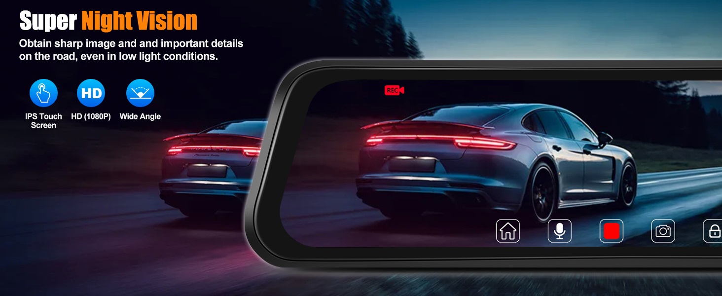 mirror dash camera dash cam rear view mirror car mirror camera backup camera rear view mirror