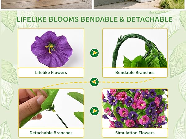 Artificial Flowers for Outdoor