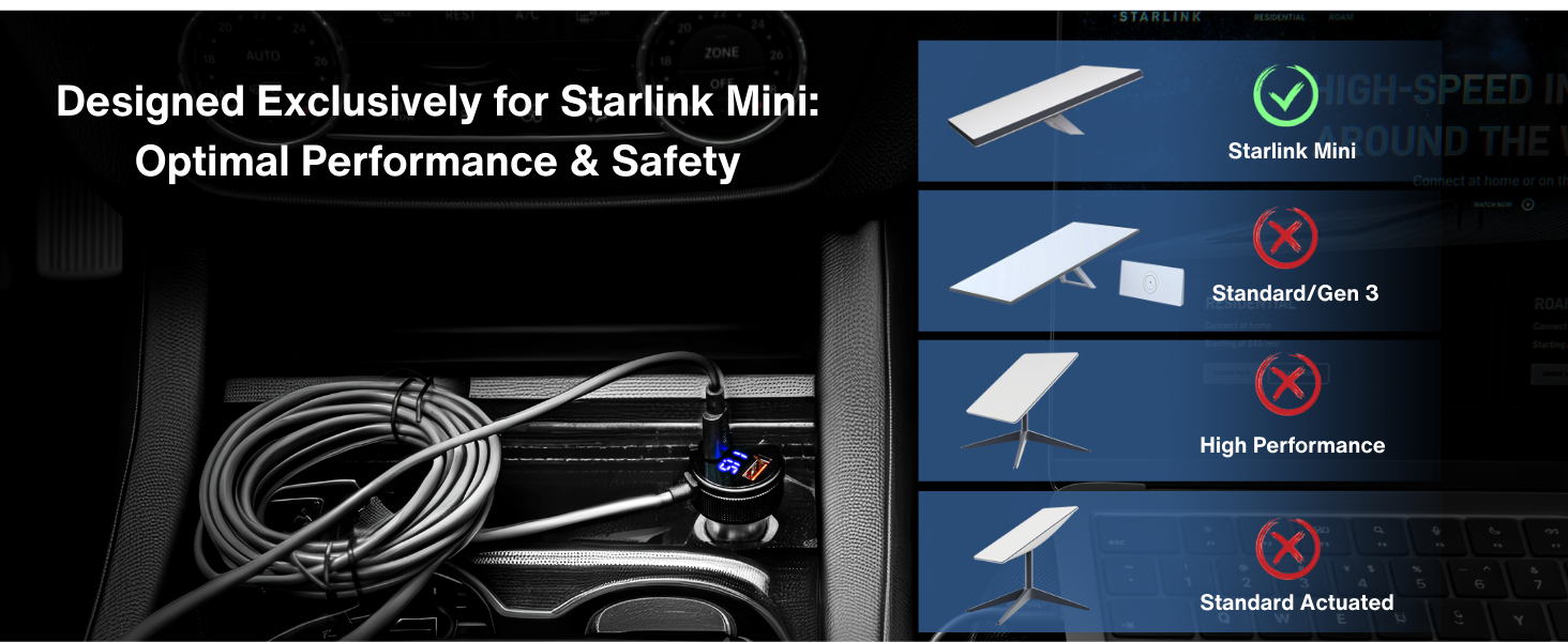 Designed Exclusively for Starlink Mini: Optimal Performance & Safety