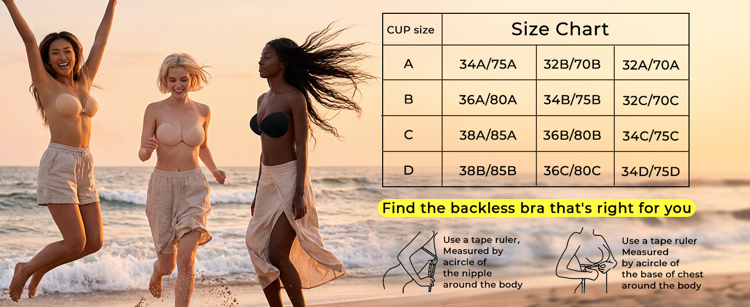 strapless bra