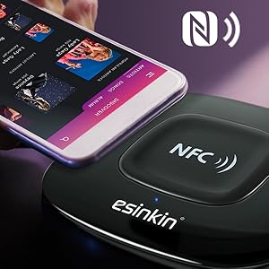 esinkin Bluetooth Receiver NFC Enabled
