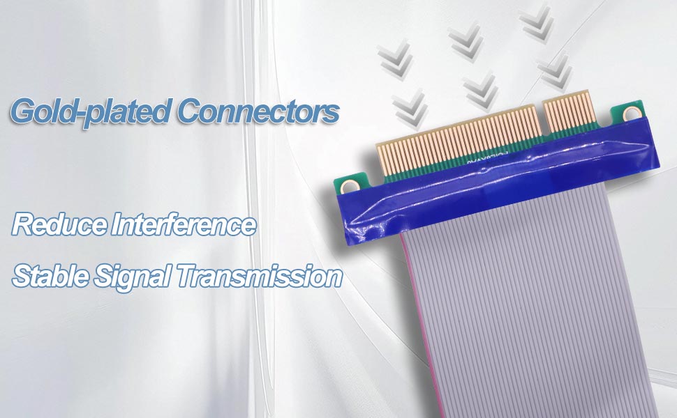 PCI-E 8X to 16x Riser Cable Adapter