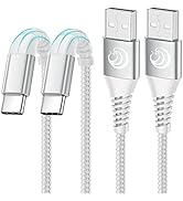 Aioneus USB C Cable, 2 Pack USBC Cable 10ft Fast Charging Cable 3A Type C Cable for iPhone 16 15 ...