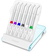 Replacement Tips for Waterpik Water Flosser (6 Classic Jet Tips &amp; Storage Case Bundle)