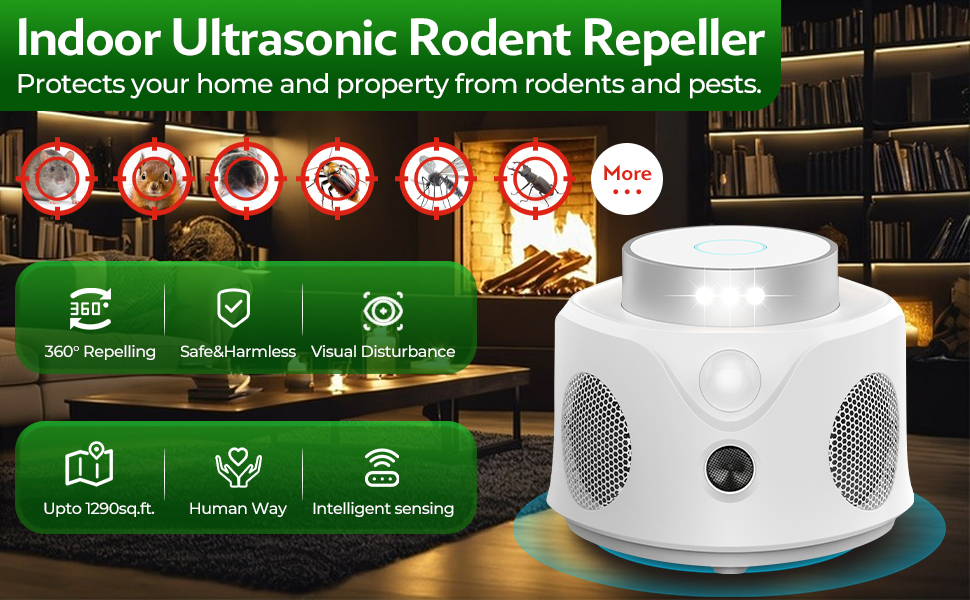 Mouse Repellent Ultrasonic Plug in