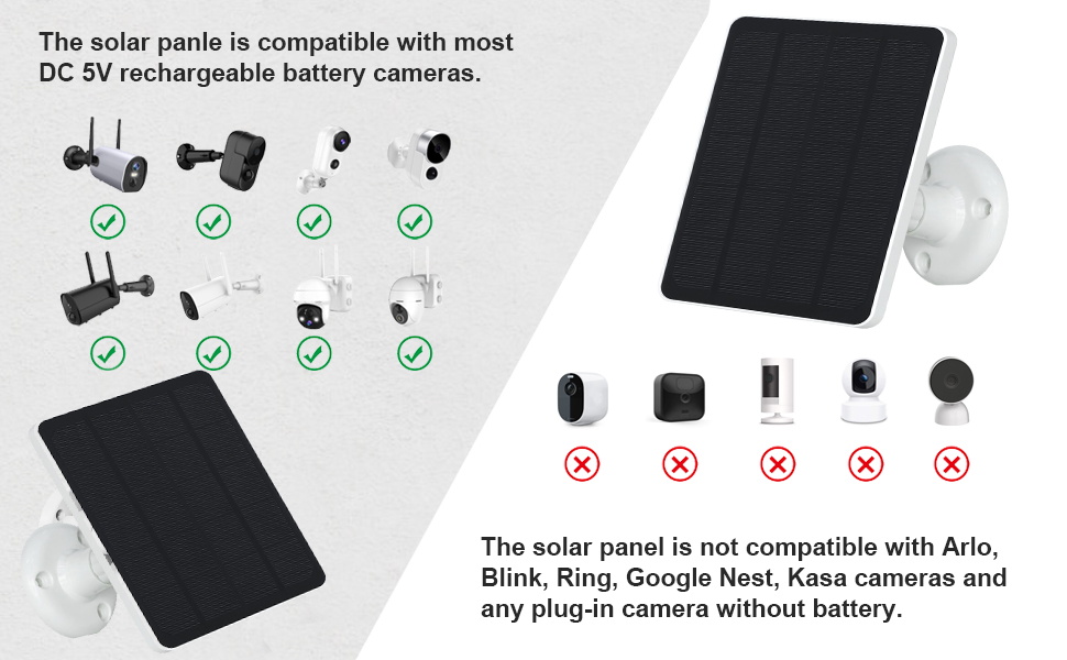 5W Trail Camera Solar Panel