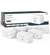 Linkind Matter Smart Plug, Smart Home Smart Outlet Timer, Work with Apple Home, Siri, Alexa, Goog...