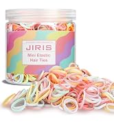 JIRIS 1000pcs Mini Hair Rubber Bands, Soft &amp; Durable Plastic Elastic Hair Ties for Little Girls, ...
