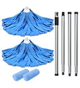 2pcs towel with mop handle