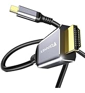 FOINNEX USB-C to HDMI Cable 6.6FT, 4K@60Hz Type-C to HDMI Cord, USB 3.1 to HDMI 2.0 Support HDR, ...