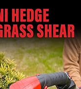 MZK 2-in-1 20V Pole Mini Hedge Trimmer &amp; Grass Shear, 13ft Reach, Electric Hedge Trimmer with Ext...