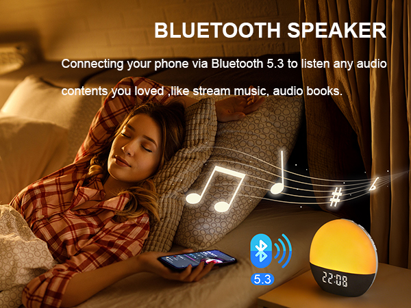 wake up light sunrise alarm clock