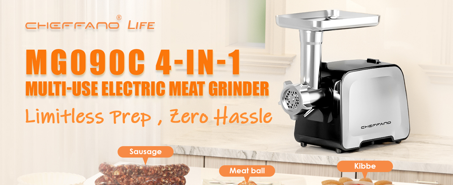 Electric Meat Grinder CHEFFANO Life