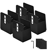 AUAUY Bed Risers 2 inchs, Furniture Risers with Adjustable Screw Clamp, Sofa Bed Tables Chair Ris...