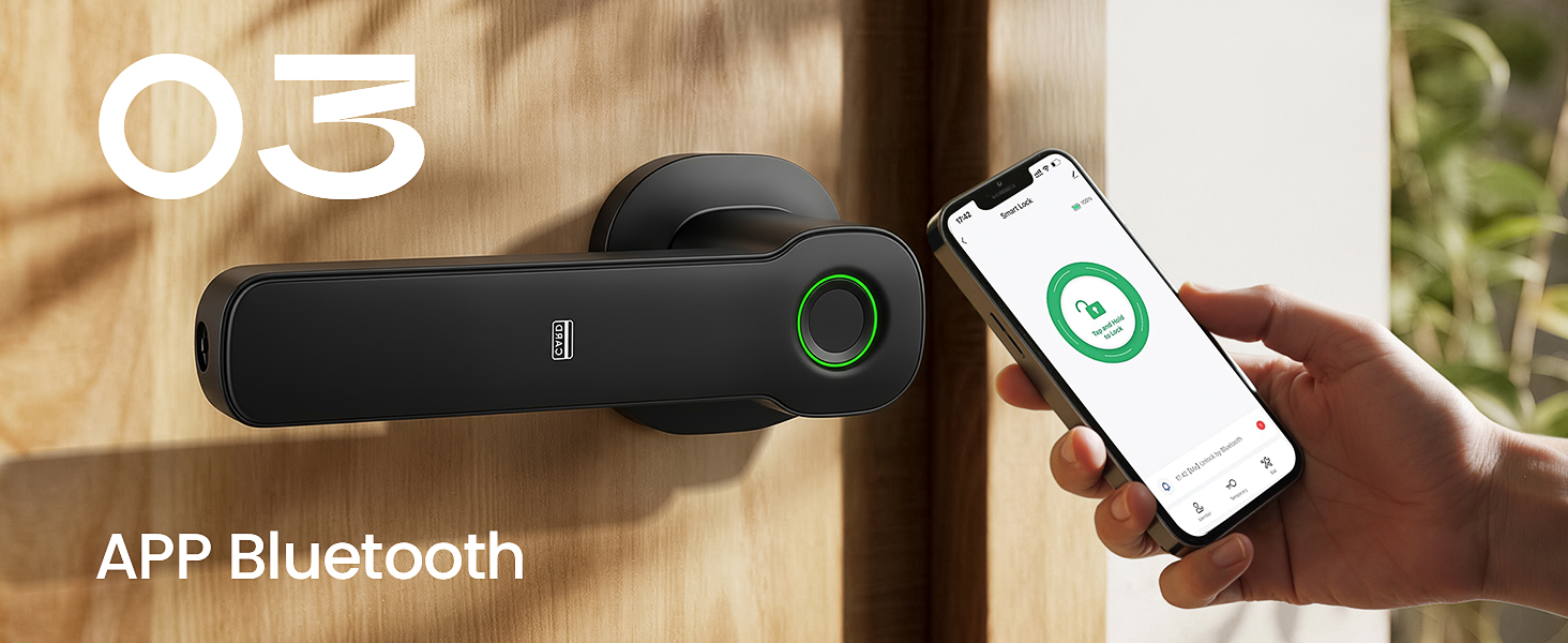 smart door lock fingerprint door lock
