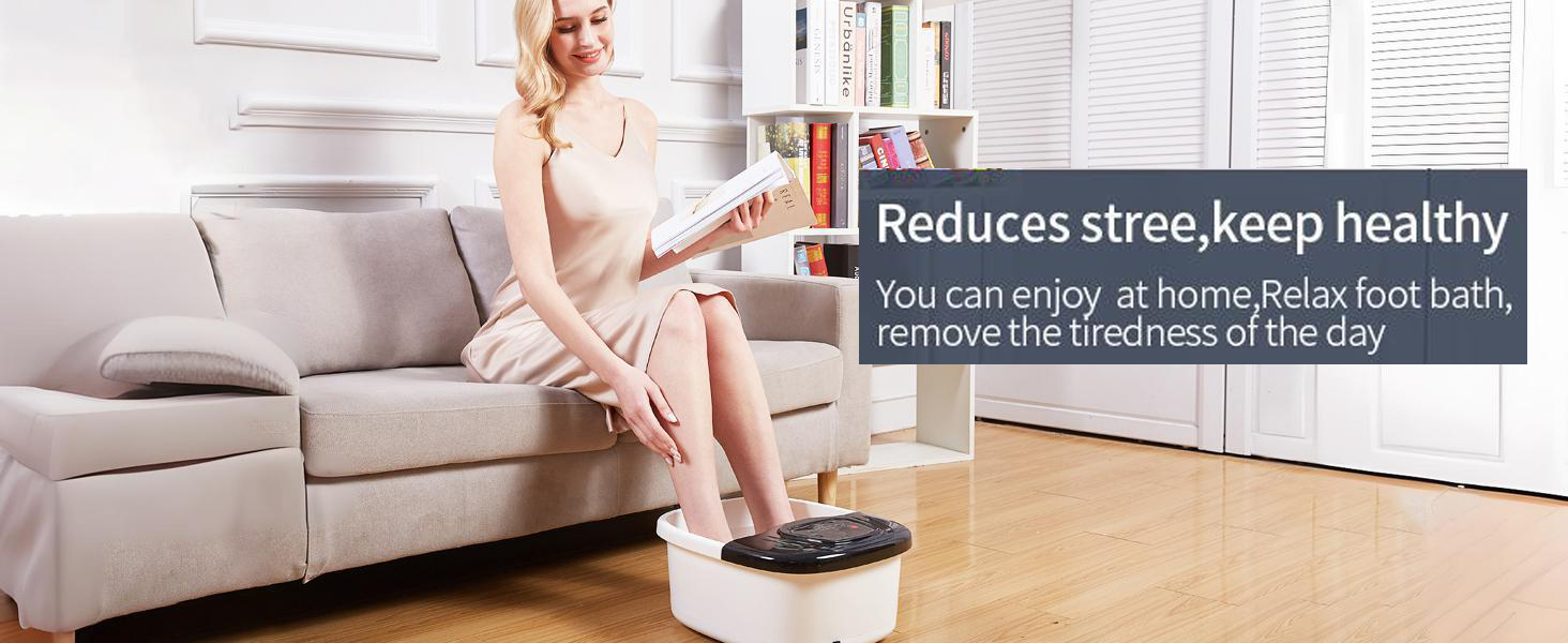 Foot spa for relaxation