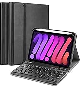ProCase Keyboard Case for iPad Mini 6 2021, Detachable Wireless Keyboard Protective Cover Cases f...