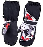 Azarxis Kids Winter Warm Gloves, Cold Weather Windproof Thermal Gloves for Boys &amp; Girls