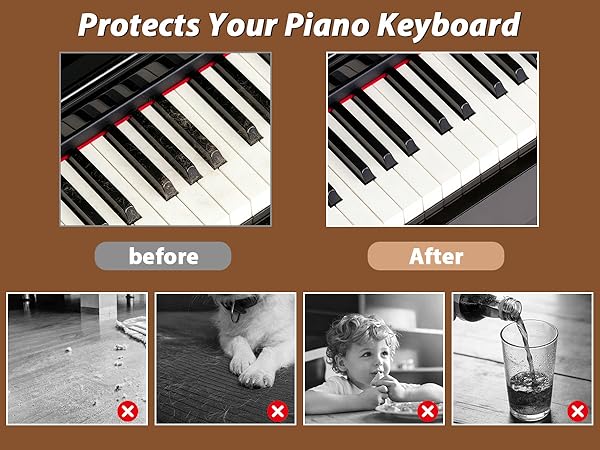 Piano Keyboard Dust Cover