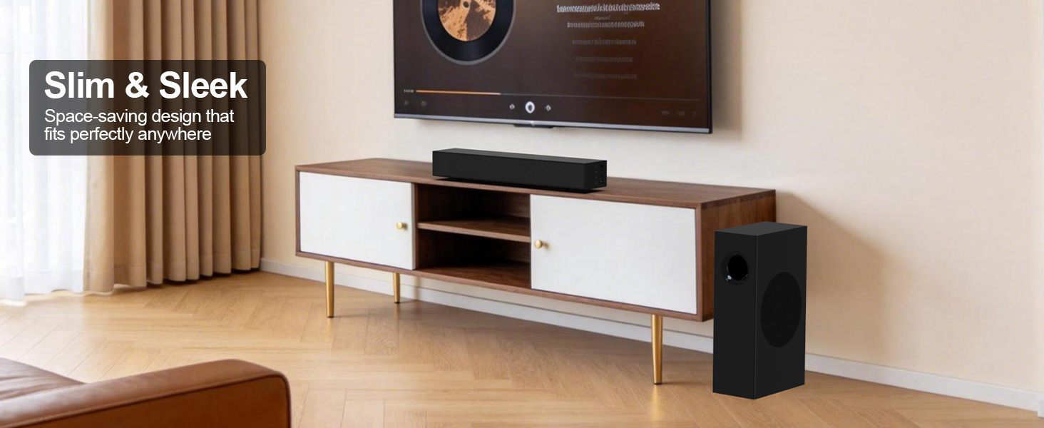 2.1 soundbar with subwoofer